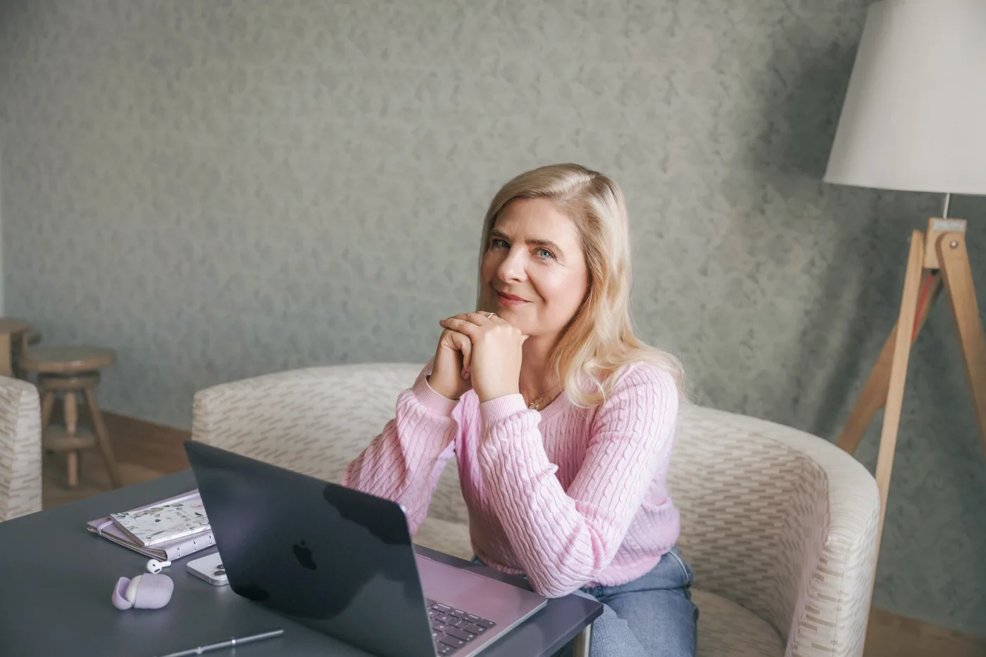 Monika Hodáčová při online koučovací konzultaci